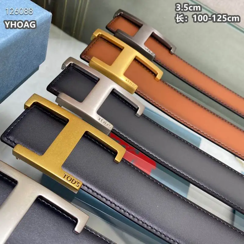 Tod's belt 35mmX100-125cm 8L05